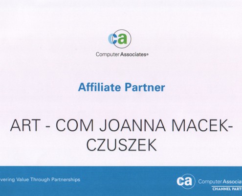 Computer Associaties Affiliate Partner