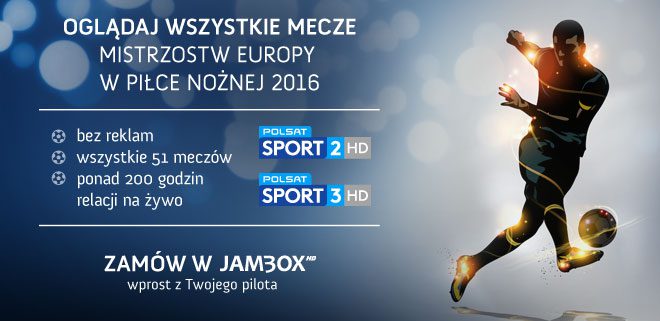 Mecze Euro 2016 - zamów w JAMBOX